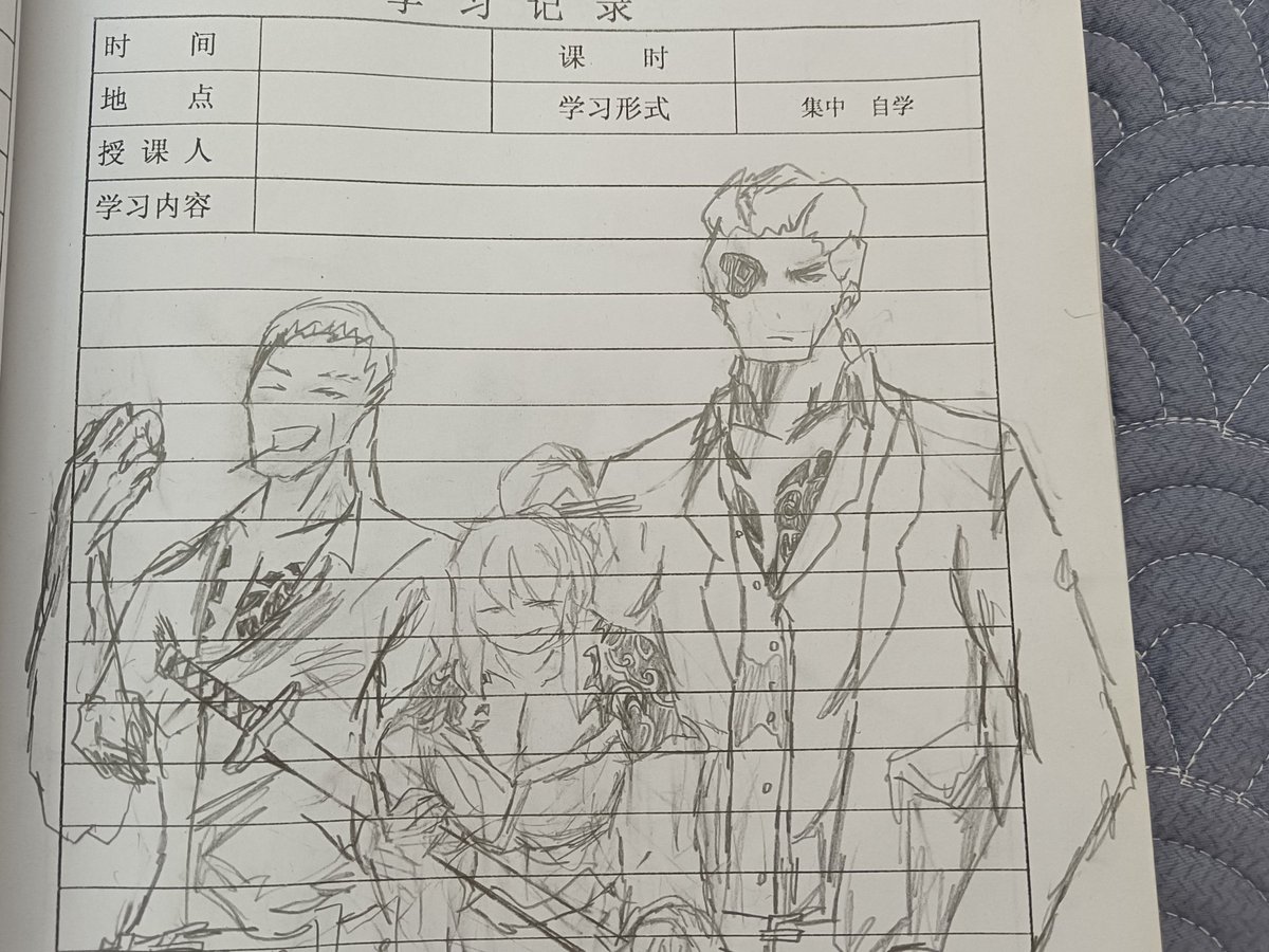 F372400's tweet photo. #LibraryofRuina 
Found some drawings from almost five years ago. Five years，that's way too little progress for five years. https://t.co/Tl4Nq4wz1w