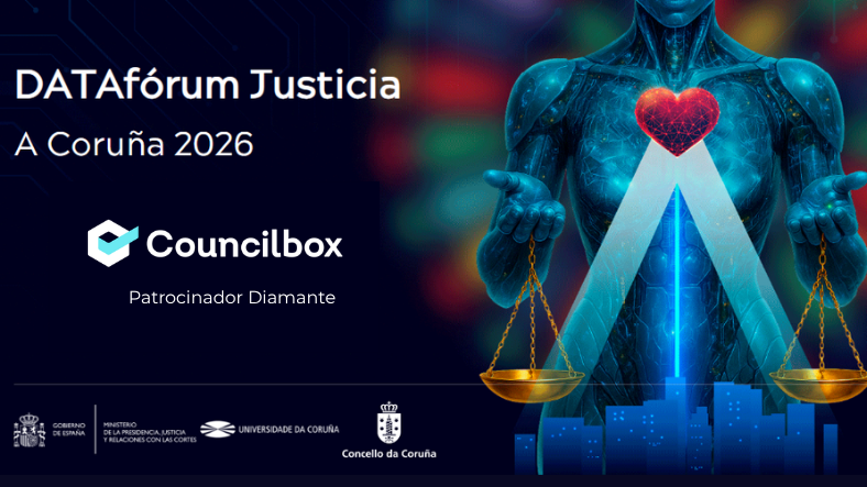 councilbox's tweet photo. ¡Volvemos a #DataforumJusticia como patrocinadores Diamante!

La edición de 2026 será en A Coruña (21–23 de octubre), y para nosotros será especialmente significativa al celebrarse “en casa”.

Durante los próximos meses iremos compartiendo más detalles. https://t.co/KdfI9slHf2