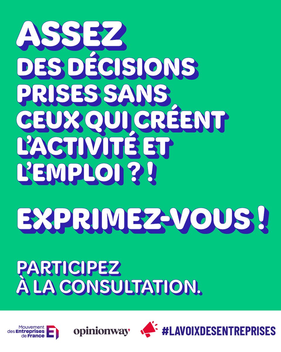 Mouvement des Entreprises de France tweet media