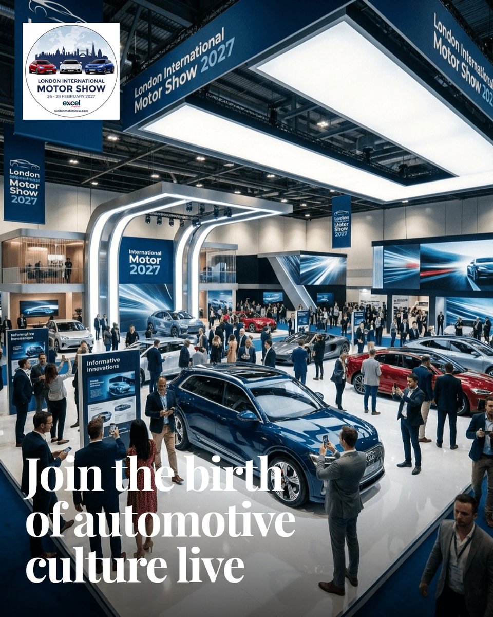 The London International Motor Show tweet media
