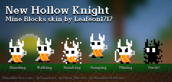 MineBlocksSkins's tweet photo. "New Hollow Knight" skin by Leafeon1717!
https://t.co/8bkZ3jaZZq https://t.co/D405tNKEJD