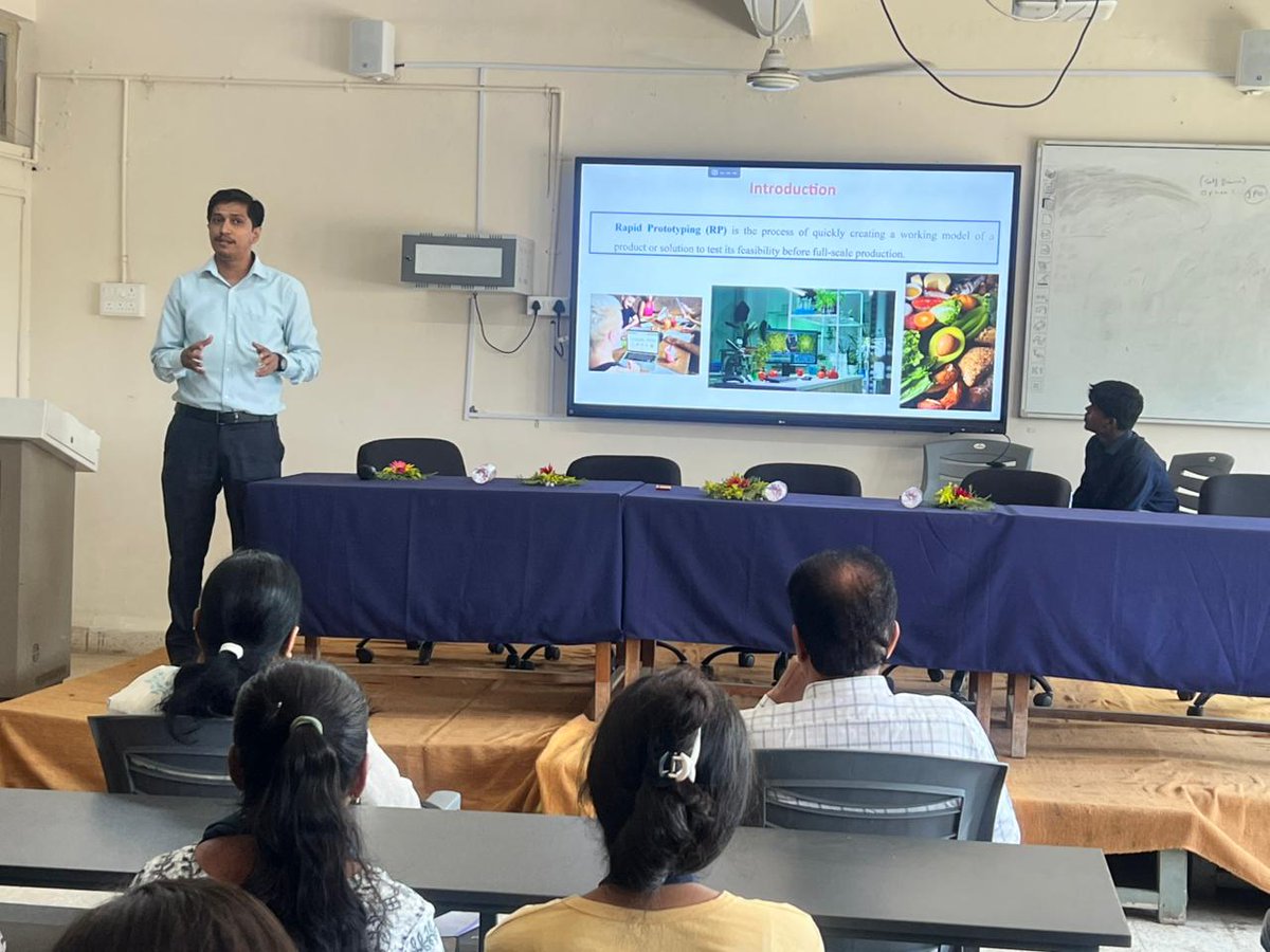 GSCValod's tweet photo. Two-Day State-Level Innovation Workshop successfully concluded at Government Science College, Valod! 65 students explored rapid prototyping, mushroom business, seedless lemon research, entrepreneurial mindset &amp; prototype development in the “From Idea to Prototype” workshop. https://t.co/qYBEeY4Q3o