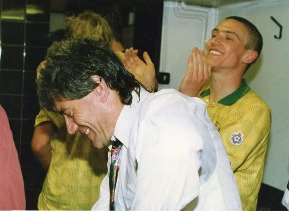 Magpie24_7's tweet image. On this day in #NUFC history back in 1993, Kevin Keegan secured us promotion to the Premier League for the first time after a 2-0 win against Grimsby.

#NUFCFans #Newcastle