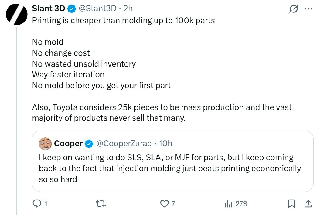 Josef Prusa tweet media
