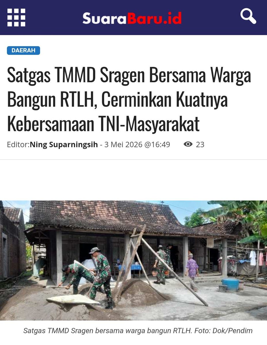 SindyMeil's tweet photo. Di tapal batas yang hening, Bersama TNI Kita berpatroli tanpa banyak bicara. Nasionalisme mereka adalah kesetiaan yang teguh yang tidak pernah diucapkan tapi senantiasa ditunjukkan.

Hadirkan Rasa Aman https://t.co/EDJNQLf2nD