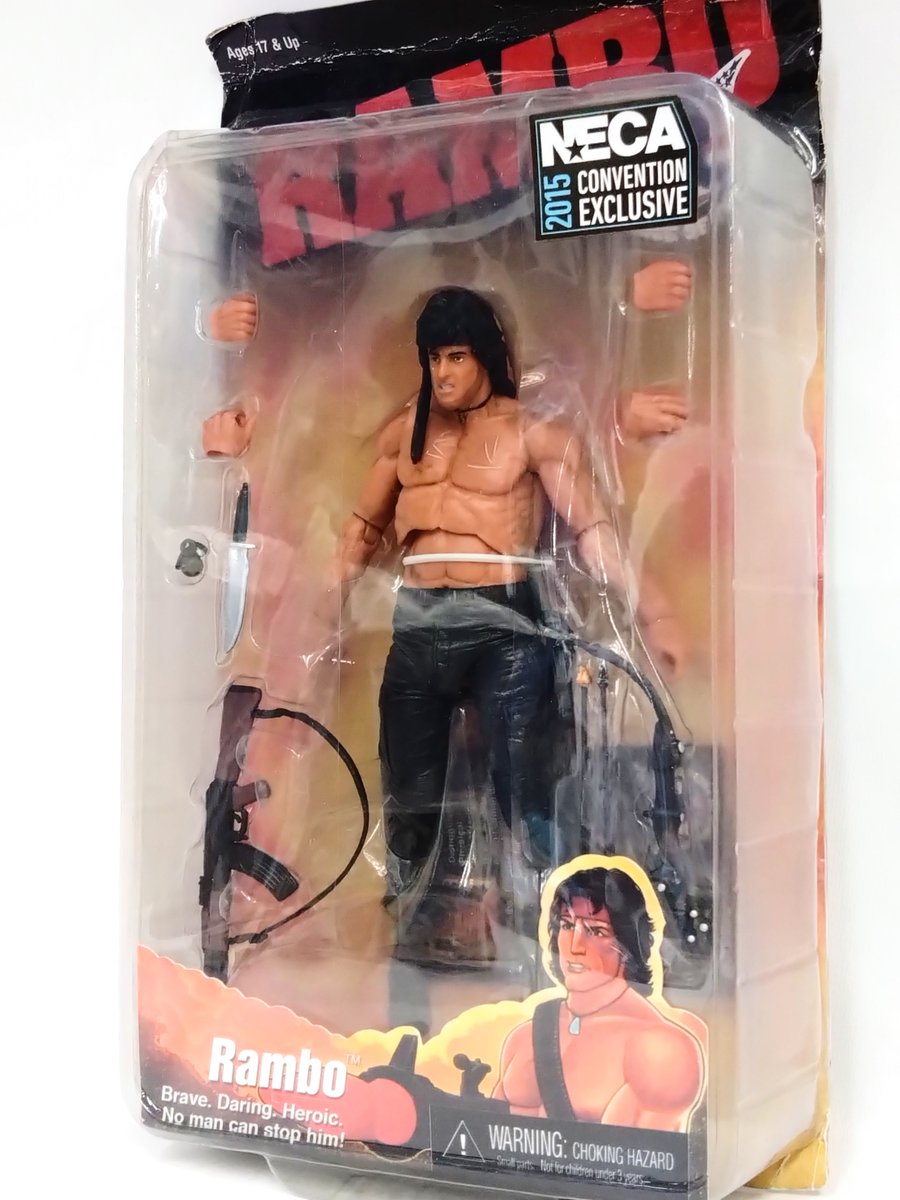 NECA ランボー　フィギュア 限定版！！ 2015サンディエゴ・コミコン限定のNECAランボーが入荷！ まだ終わっ