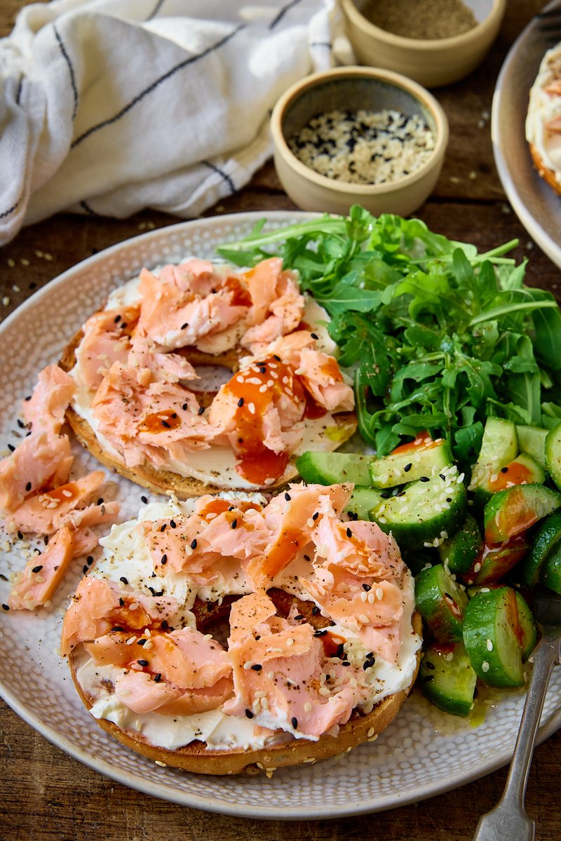 KitchenSanc2ary's tweet image. Salmon and Cream Cheese Bagels (high protein)
An easy breakfast, lunch or brunch that takes less than 10 minutes to put together.
kitchensanctuary.com/salmon-and-cre…
#Foodie #MothersDay2026 #brunch