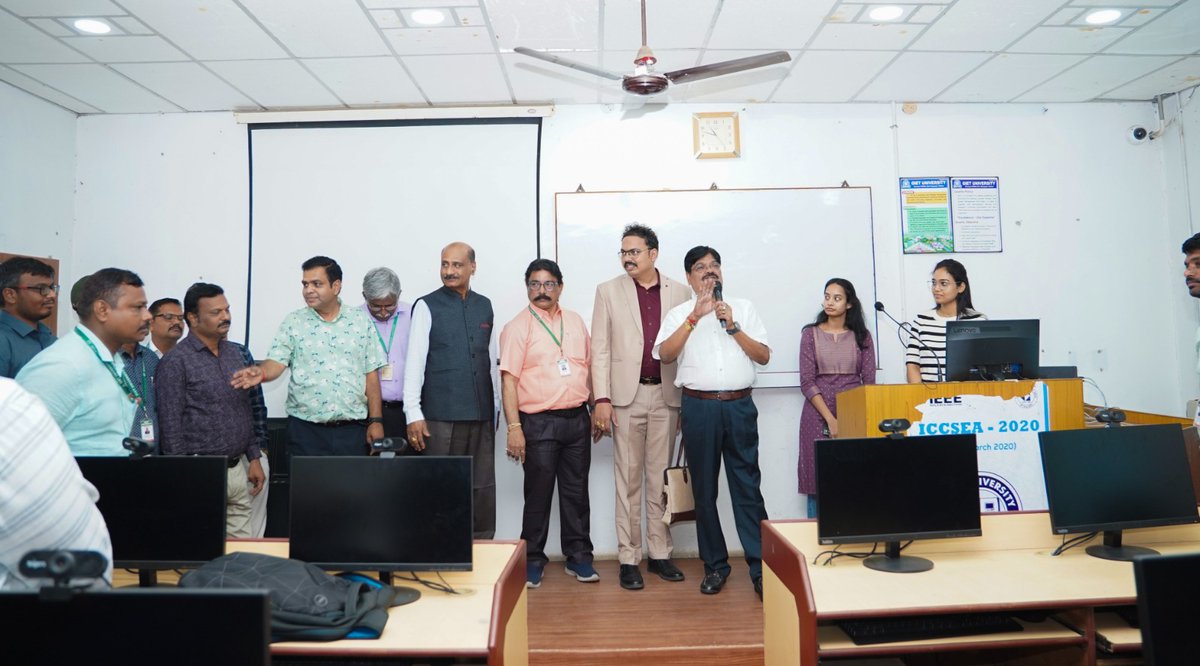 GIETUniversity's tweet photo. A New Milestone in Innovation & Excellence!

GIET University proudly announces the Grand Inauguration of the Center of Excellence in Frontier Technologies along with the Train the Trainer Program (4th–6th May 2026), organized by the Department of Computer Science & Engineering. 

This landmark initiative marks a significant step towards empowering students and faculty with cutting-edge technological expertise, industry collaboration, and future-ready skills.

 Highlights:
🔹 Inauguration of advanced labs under Center of Excellence
🔹 MoU signing with industry partner IDS Pvt. Ltd.
🔹 Expert sessions & intensive training programs
🔹 Leadership addresses by esteemed dignitaries

At GIET University, we continue to bridge the gap between academia and industry—building innovators, leaders, and change-makers of tomorrow.

#GIETUniversity #CenterOfExcellence #FrontierTechnologies #Innovation #TrainTheTrainer #SkillDevelopment #FutureReady #EngineeringExcellence