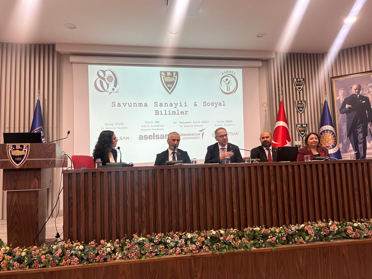 AUSBFM's tweet photo. Savunma sanayiinde sosyal bilimlerin yerini mezunlarımızla konuştuğumuz etkinlik 30 Nisan'da gerçekleştirildi.. https://t.co/GuQNfW4y0x
