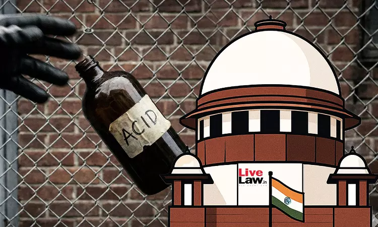 LiveLawIndia's tweet image. #SupremeCourt hears PIL filed by acid attack survivor Shaheen Malik, seeking recognition and statutory protection for victims who were compelled to consume acid

Bench: CJI Surya Kant and J Joymalya Bagchi

SG Tushar Mehta: Last time, the concern was that this is not an offense.