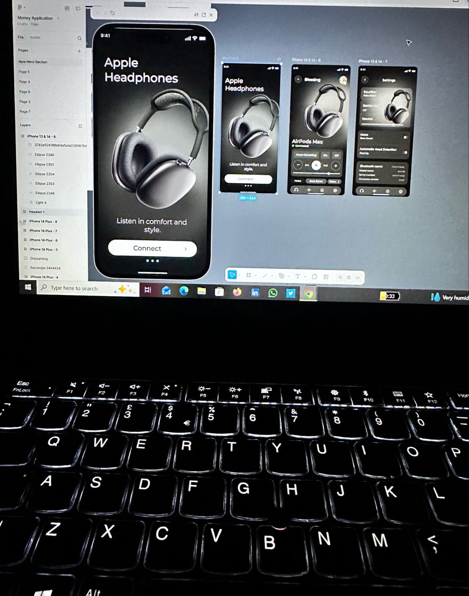 BlessingMi66791's tweet image. Designed an AirPods Max inspired UI concept focused on minimalism, clarity, and a premium listening experience 🎧✨

Simple interface. Smooth experience. Intentional design.

#UIUX #UIDesign #ProductDesign #UXDesign #AppleInspired #BuildInPublic