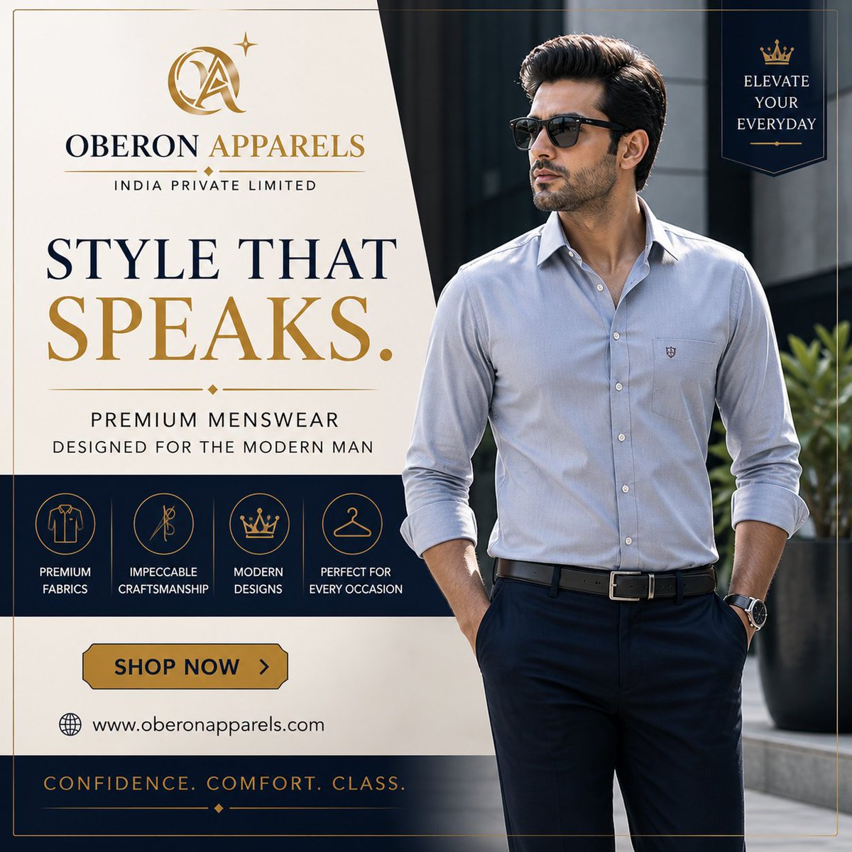 OberonApparels's tweet image. Confidence. Comfort. Class. ✨
Premium menswear for every occasion.
#OberonApparels #MensFashion #Style