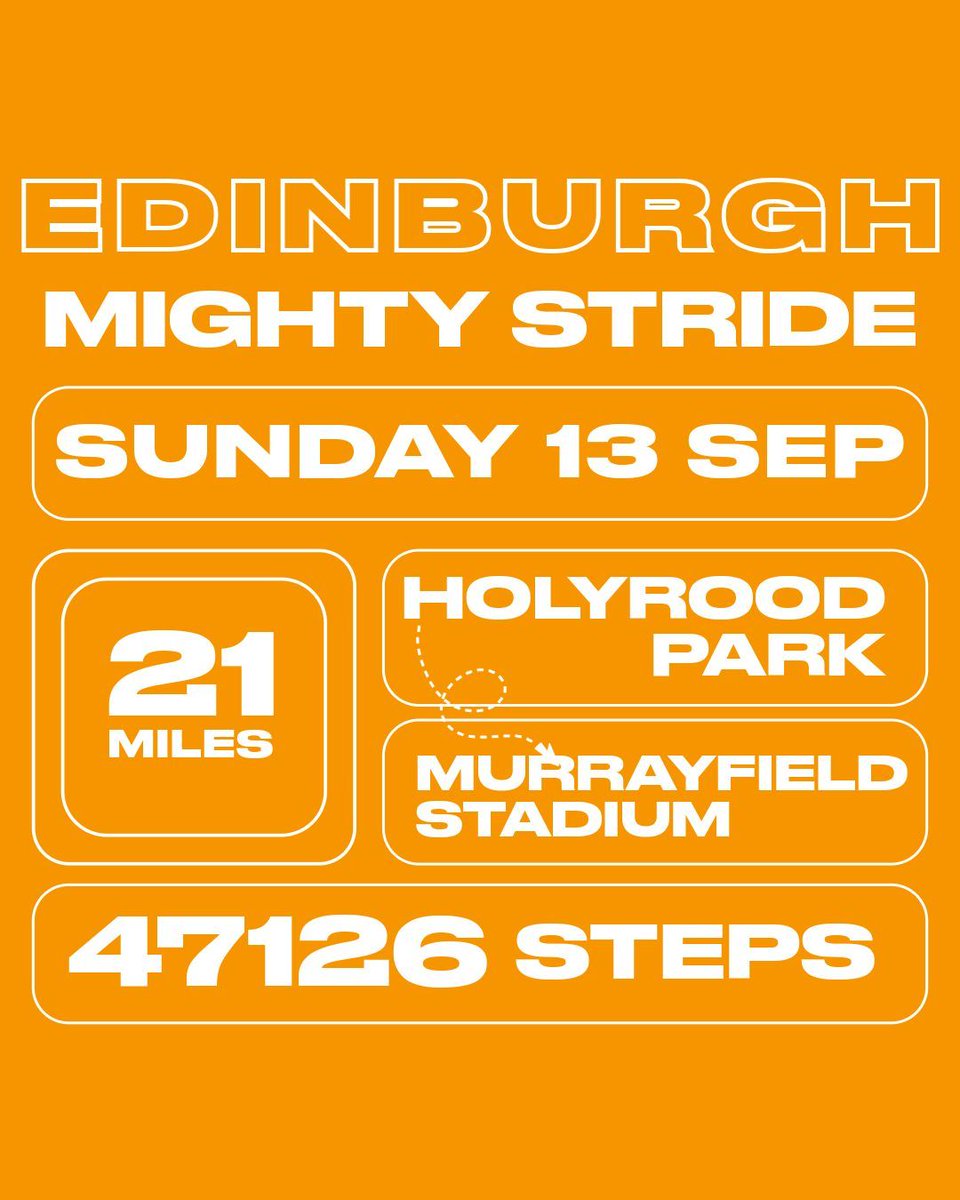 thekiltwalk's tweet photo. #MondayMotivation
The Ultimate challenge in Aberdeen, Dundee & Edinburgh.
Are you brave enough? πͺ
https://t.co/ZPIV4NULao
#Kiltwalk2026 #MightyStride https://t.co/WteIuDhrGp