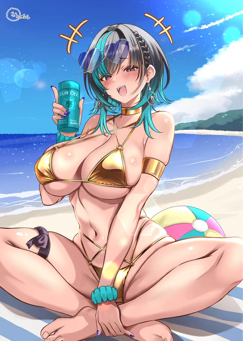 #もはやちはや オイル塗りたい?塗って欲しい?ニックはどっちかなぁ?