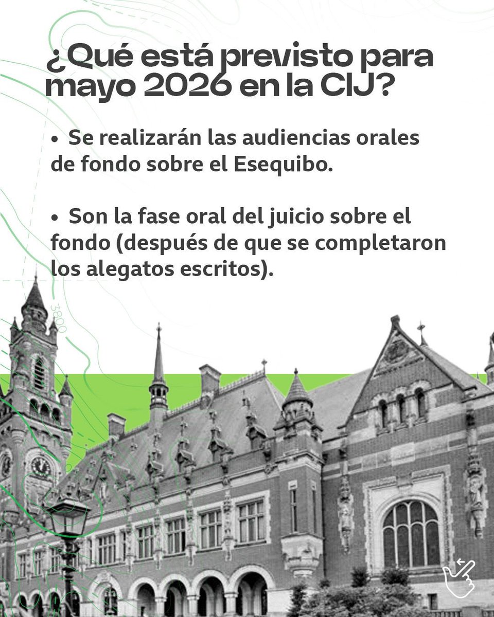 EsequiboOficial's tweet photo. Frente a los intereses transnacionales y las maniobras judiciales, el país sostiene su postura: la solución debe ser negociada, soberana y sin imposiciones externas.

#VenezuelaToda 
#ElEsequiboEsDrVenezuela https://t.co/zmkj15HTqN