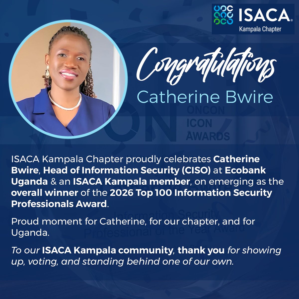 ISACA Kampala Chapter tweet media