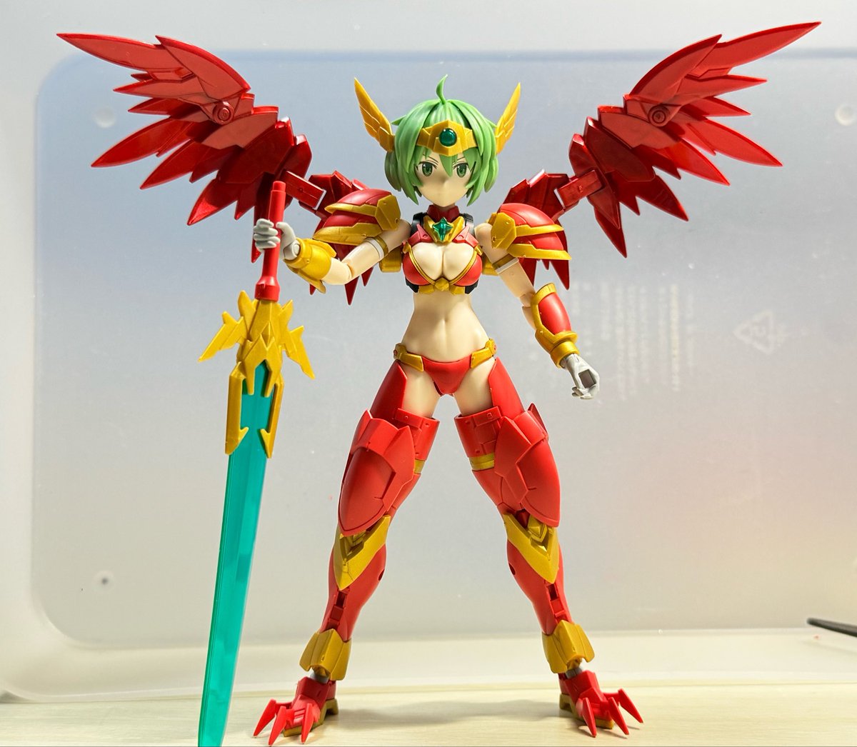 30MS シャルロナ(アニマートフォーム) 完成！ 羽根のメタリック