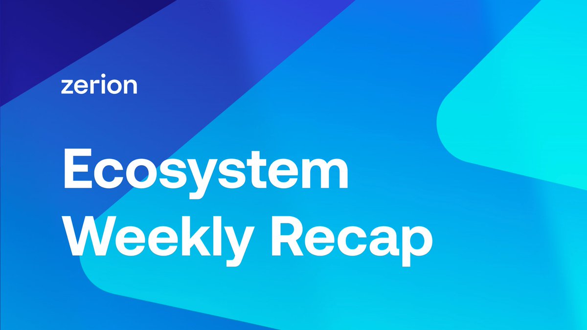 zerionNG's tweet photo. Your Zerion weekly recap is here! 

Last week Zerion got ready for Miami while powering products and making trading seamless.

Here’s what happened: https://t.co/zTSFO1EoJ9
