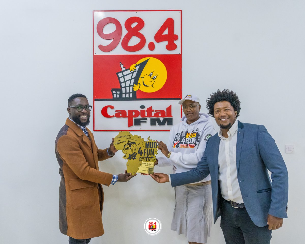 CapitalFMKenya's tweet photo. Still riding the high from this one...

Honoured to be recognised by the Mud 4 Fun team after the 6th edition of Africa’s ultimate off-road experience.

Proud to have served as official media partners for the Mud4fun4*4 challenge at Northlands, Kenya (April 3–5, 2026).
@mud4fun_ke