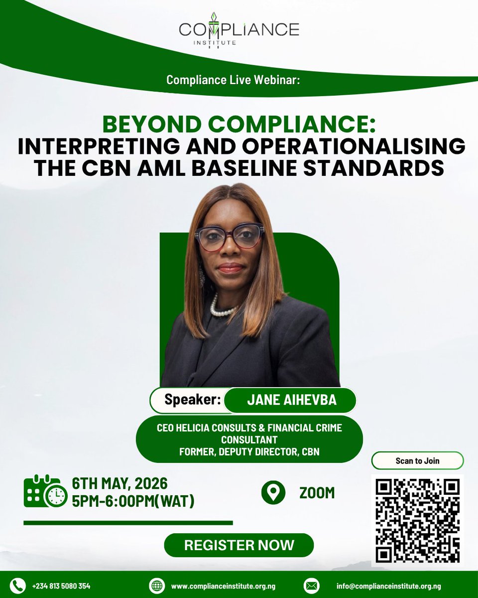 Compliance Institute, Nigeria tweet media