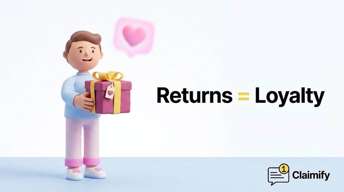 XCOAgency's tweet image. Returns don't have to be a headache. With Claimify, turn every claim into a win! Our branded, professional process keeps your customers coming back for more. 💖

Boost your loyalty here: apps.shopify.com/claimify

#DTC #Ecommerce #CustomerLoyalty #Claimify