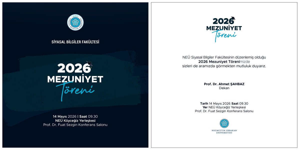 NEÜ Siyasal Bilgiler Fakültesi tweet media