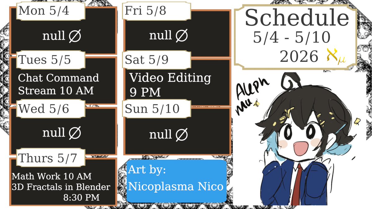 Aleph Mu 🧮🐈 アレフ • ミュー tweet media
