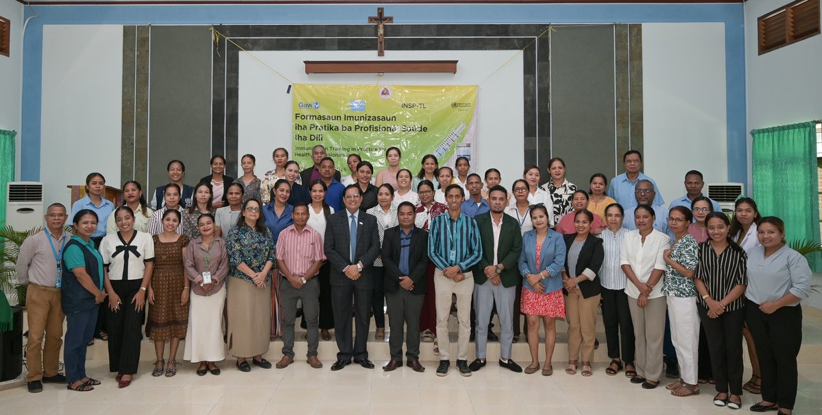 WHO Timor-Leste tweet media