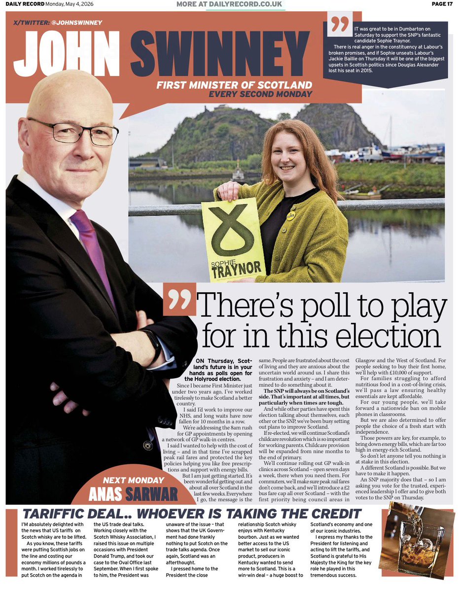 John Swinney tweet media