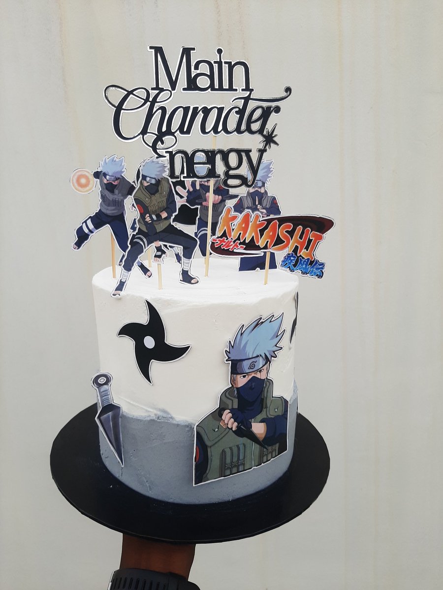 Addawu_Dede's tweet photo. Bringing your favorite anime to life, one slice at a time! 🍰🔥
​This Main Character Energy cake is a total vibe for any Naruto fan. High-quality details for the ultimate shinobi celebration.
​✨ Book yours today: 0256391056
#Anime #Naruto #CustomCakes #Bakery #Kakashi #Shinobi https://t.co/SO70OZLwfQ
