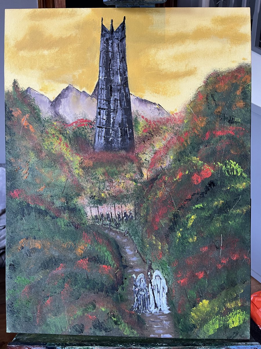 job83111554's tweet image. Gandalf visits Isengard.
My Lord of the rings oil painting.

ebay.us/m/fersYJ

paintingbyrayne.etsy.com

#lordoftherings #Tolkien #middleearth #art #myart #fanart #fantasy #fantasyart #gandalf #wizard