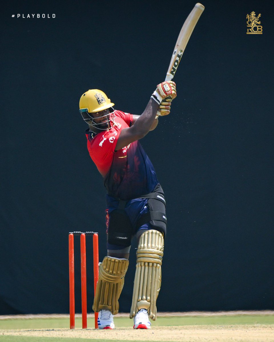RCBTweets's tweet image. Big man. Bigger shots. 💥

#PlayBold #ನಮ್ಮRCB #IPL2026