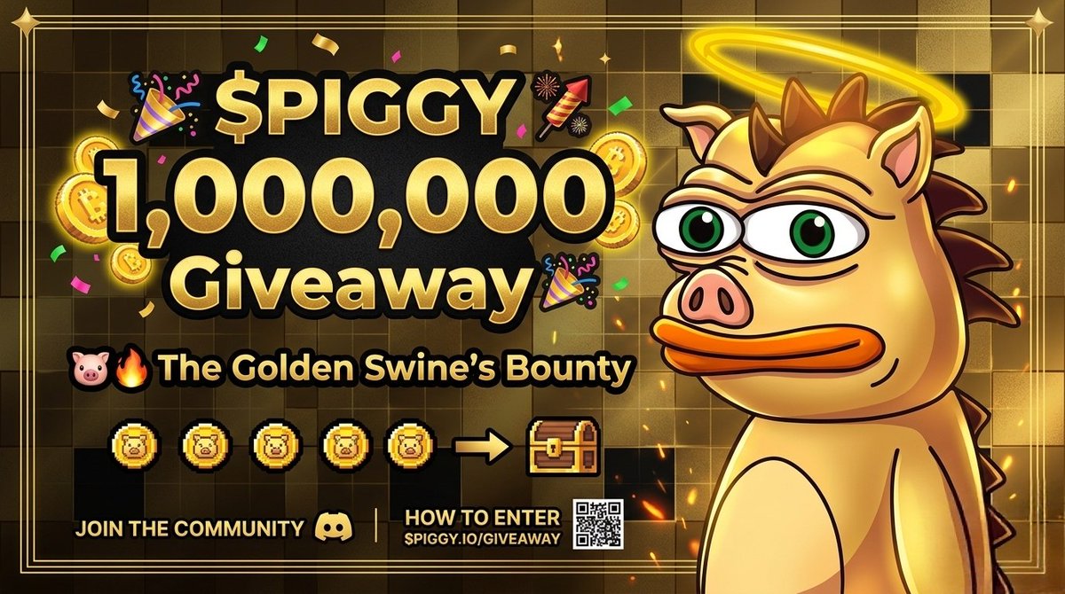 RahatHossain60's tweet photo. 🐷 $1M $PIGGY GIVEAWAY! 🚀

Want a slice of 1,000,000 Golden Piggy tokens? We’re rewarding our community with a massive airdrop! 💰🔥

HOW TO ENTER:
1️⃣ Follow @GoldenPiggyy
2️⃣ Like & RT this post 🔁
3️⃣ Comment "PIGGY" + Your TON Wallet Address 💎

BOOST YOUR CHANCE:
📸 Buy & Hold $PIGGY: https://t.co/VPvaqfVN6G
🔗 Submit your Proof/Tx Hash to our Bot!

📢 Join us: https://t.co/ys2rCvzoHD
#GoldenPiggy #CryptoGiveaway #TON #Airdrop