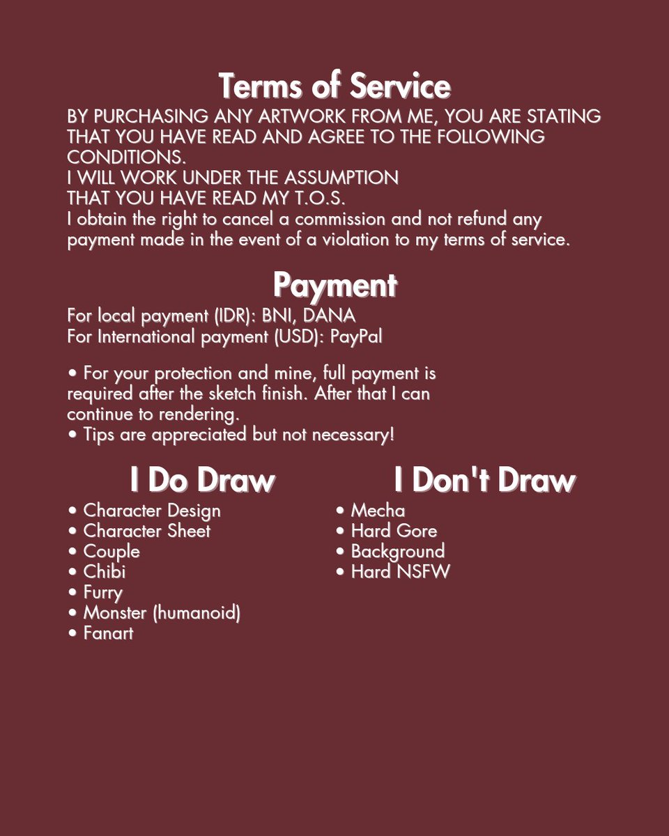 kovilatte's tweet photo. Terms of Service https://t.co/D6Y38SQnbp
