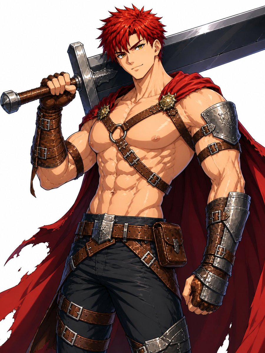 taki_boys's tweet photo. とにかく胸筋がデカすぎる戦士長です💪✨
Anyway, here's a warrior captain with massive pecs. 💪✨

#AIart #AIイラスト https://t.co/xu9Iucvype