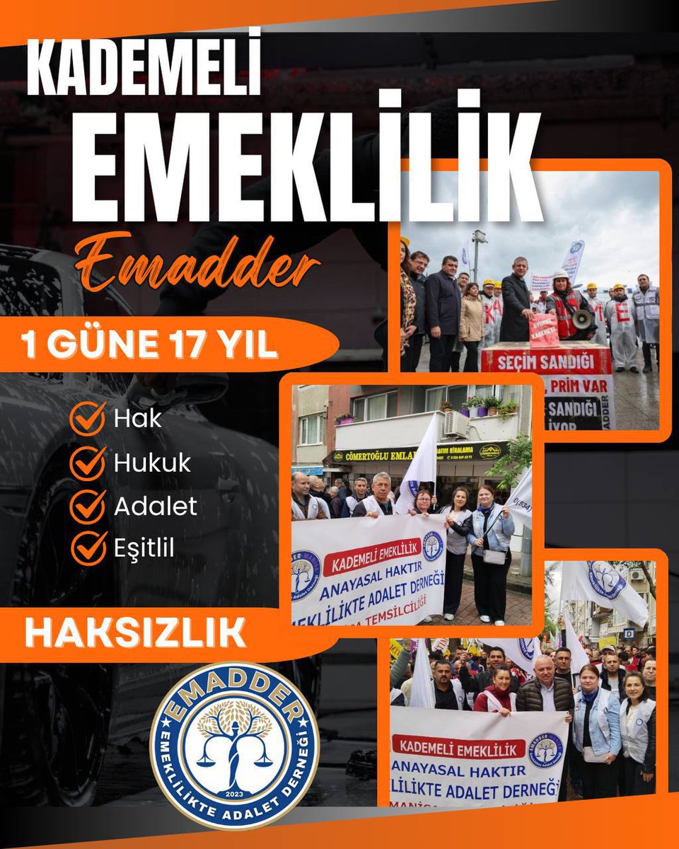 OSMANOZBEK83's tweet photo. Milyonlarca kişi bir yasayla susturuldu, emeklilik hayalleri ertelendi.
Sesimizi daha ne kadar duymamazlıktan geleceksiniz?
Kademeli emeklilik, toplumsal huzurun anahtarıdır.
@EmadDernegi
#SandıktanÖnceKademe https://t.co/cMcenKC9Rg