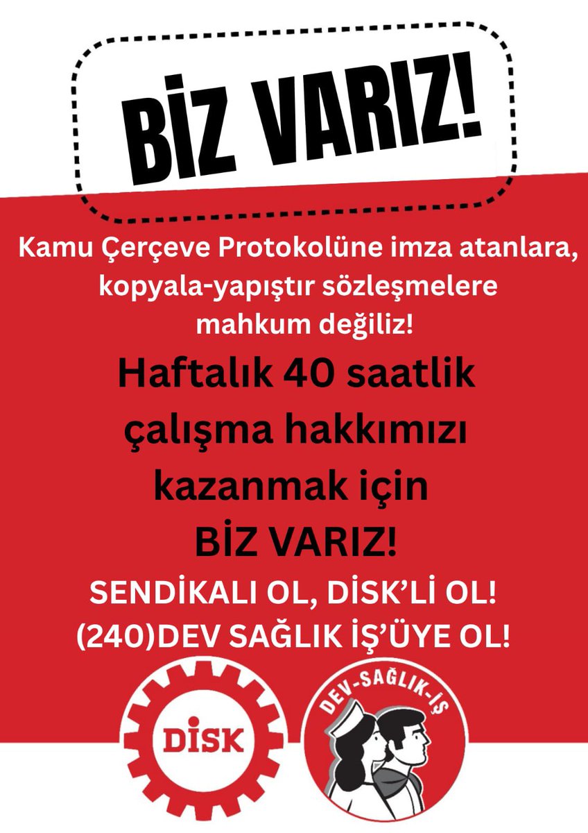 Disk Devsağlık-iş İzmir tweet media