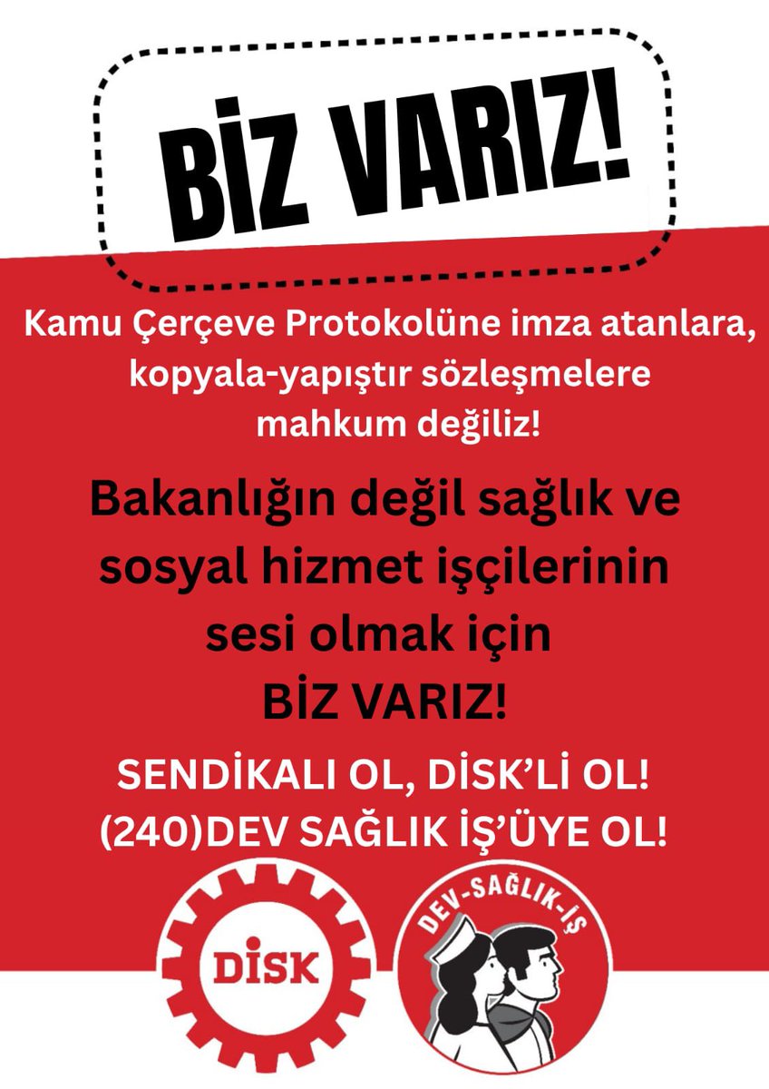 Disk Devsağlık-iş İzmir tweet media