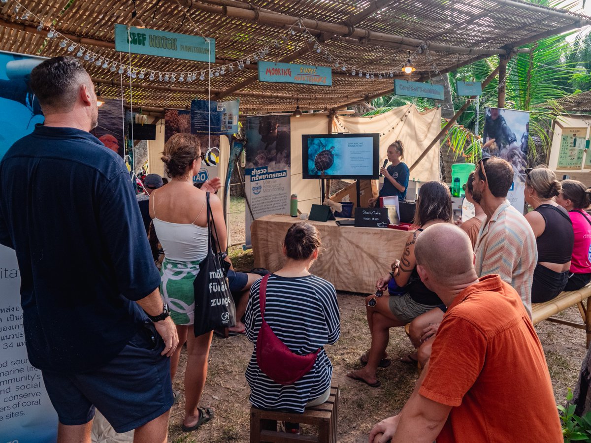 ecokohtao's tweet image. During the past few days we have seen the Spotlight Koh Tao Festival take place on our beautiful island home Featuring coral restoration, reef cleaning, eco-friendly workshops, local green markets, and cultural performances. ecokohtao.com #Spotlight #Festival #KohTao