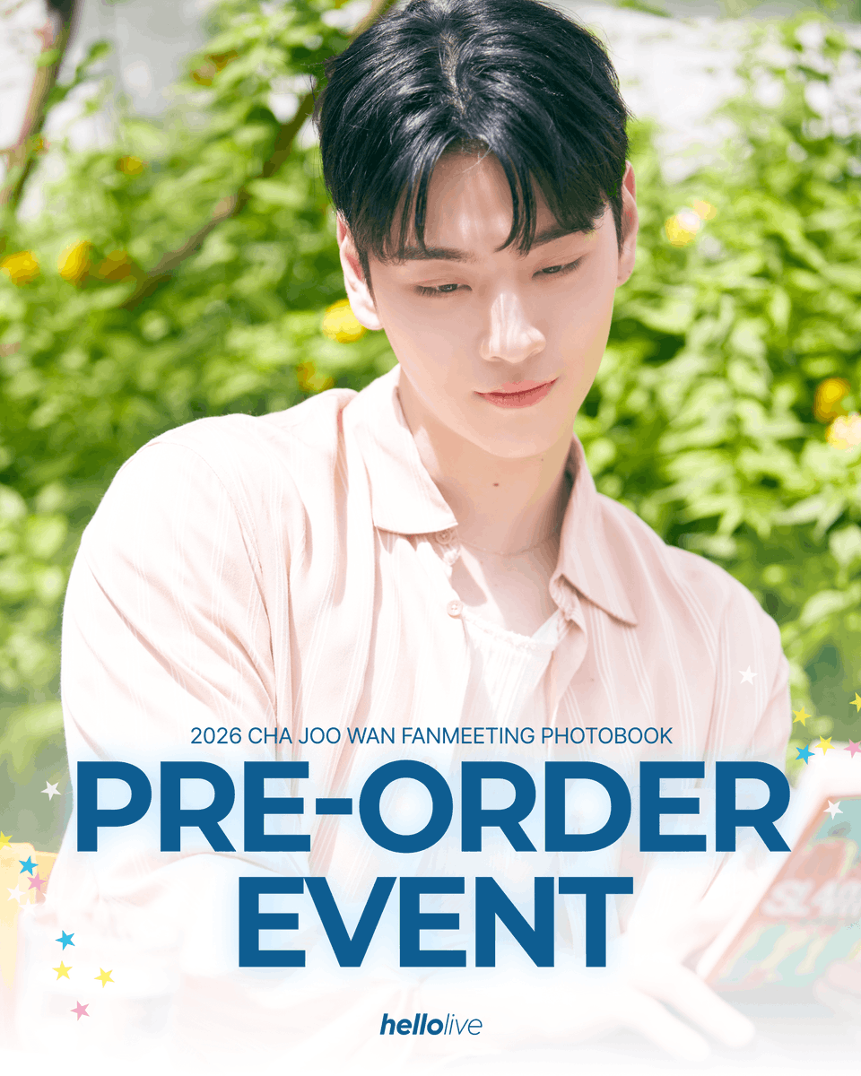 hellolivetv's tweet photo. #hellolive_NEW

2026 차주완 FANMEETING PHOTOBOOK "May 10: A Birthday Log"
찻잔들과 함께할 순간,차주완의 기록

📢Pre-Order open
> 2026. 05. 05. 18:00 (Tue) ~ 2026. 05. 15. 23:59 (Fri)

🔗https://t.co/0gkOwRH1cB

#차주완 #CHAJOOWAN