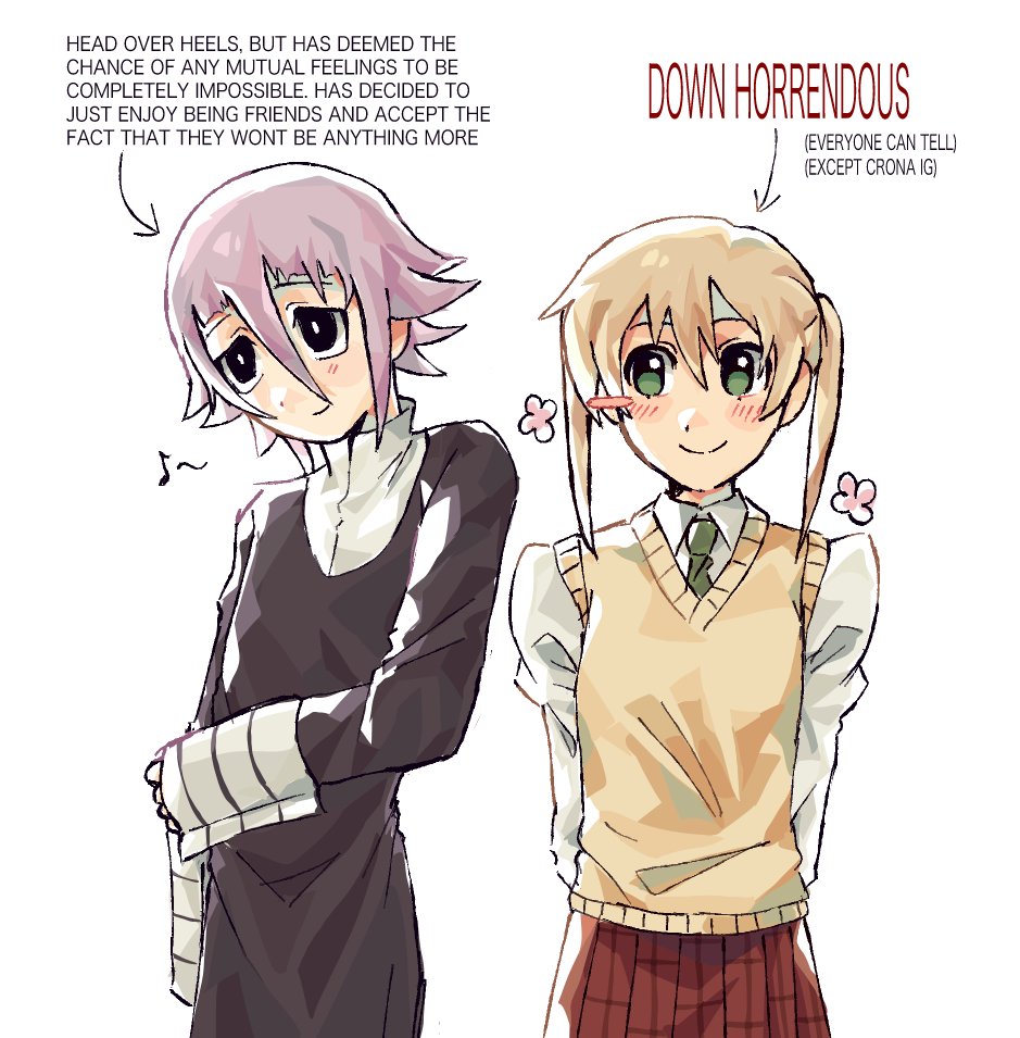 mobpsychover's tweet photo. They call me mischaracterization final boss. Idk. i live in my little gay fantasy world #cromaka #souleater #setwt https://t.co/l1RyrnQAk1