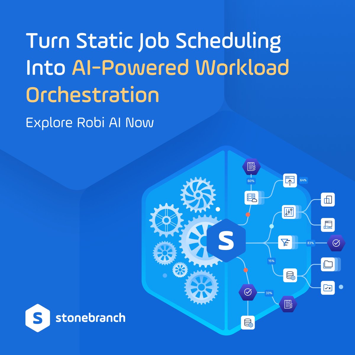 Stonebranch's tweet photo. Job scheduling is predictable. Modern workloads aren’t. ⚙️⚡️
👉 https://t.co/R1rC3N95w8

#WorkloadAutomation #JobScheduling #AI #Automation #ITOperations #DigitalTransformation #AIOps #WorkflowAutomation #EnterpriseIT #CloudComputing #RealTime #Orchestration #TechInnovation https://t.co/UCKE5cwOLr