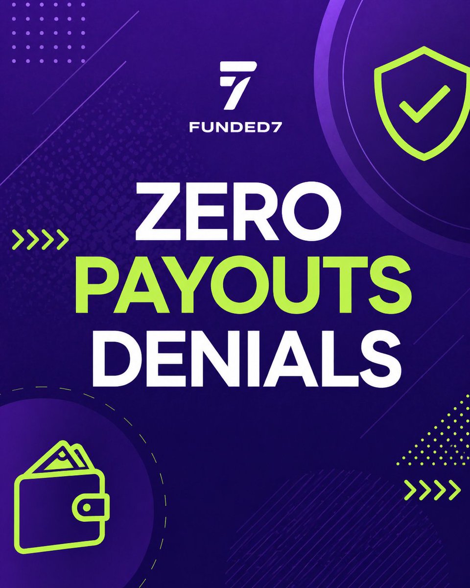 MangariSul74189's tweet photo. Why Choose @funded\\\_7?

>Zero payout denials
>EAs allowed
>News Trading Allowed
>Instant &amp; Phase Challenge funding
>No consistency rule
>No spread/slippages over night
>Low commission
>No hidden rules
>Swap\\\-free
>24 Hour payouts

https://t.co/E1QZFCn0Cw https://t.co/pGla6C056c