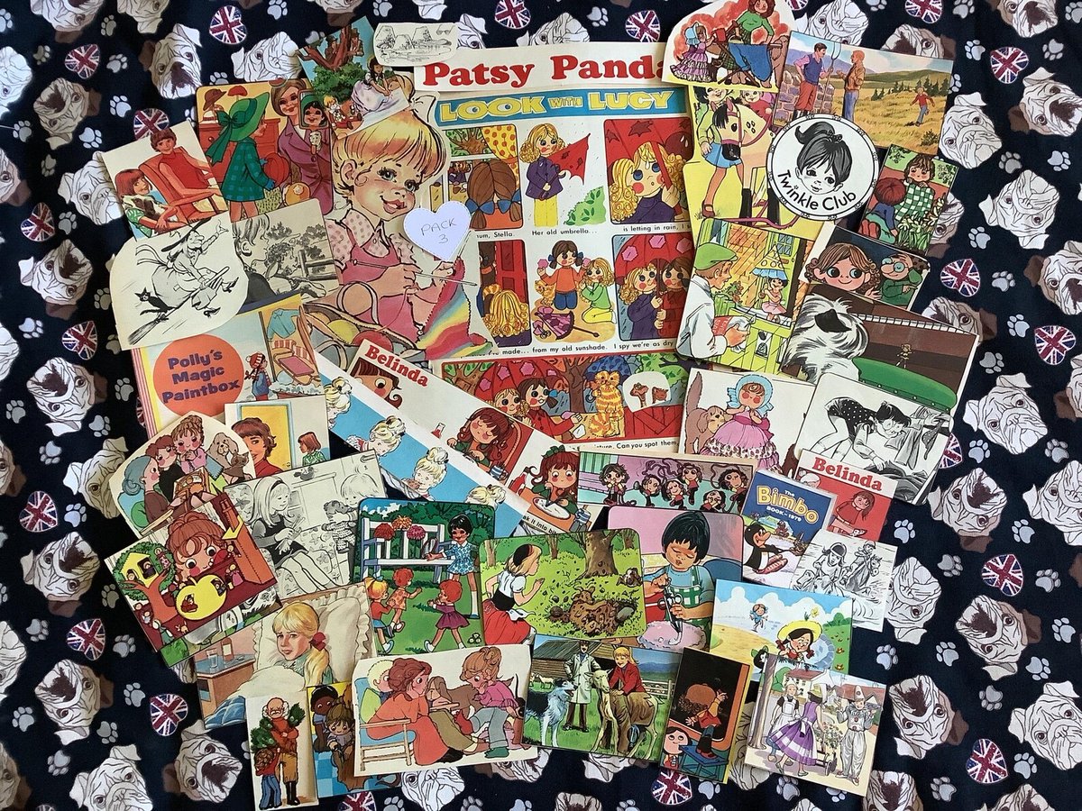 WatsonsVintage's tweet photo. If you LOVE Scrapbooking then you will ADORE these! Rare Vintage 1970s 'Twinkle' Comic/Annual HUGE 85 Piece Ephemera Packs - Junk Journalling, Scrapbooking, Card Making , Paper/Kids Crafts etc https://t.co/VUVQFDPCVS via @Etsy #Vintage #Twinkle #ScrapPacks #70snostalgia #PaperArt