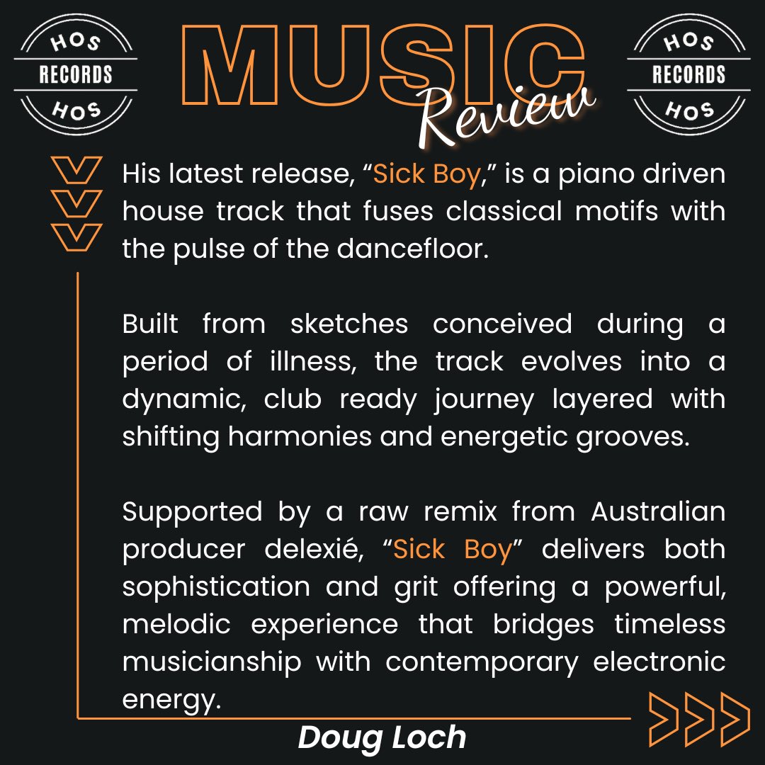 HosRecord's tweet image. 🚨Discover : @douglochmusic 
👉New release Out Now !

✅ Spotify : open.spotify.com/artist/4R3Wddw…
✅ Soundcloud : soundcloud.com/doug-loch
✅ Youtube : youtube.com/channel/UCU-j7…
✅ Website : onepagelink.com/dougloch
 
🚨Your music review here (or DM us):
app.musosoup.com/submit/HOSReco…

#housemusic