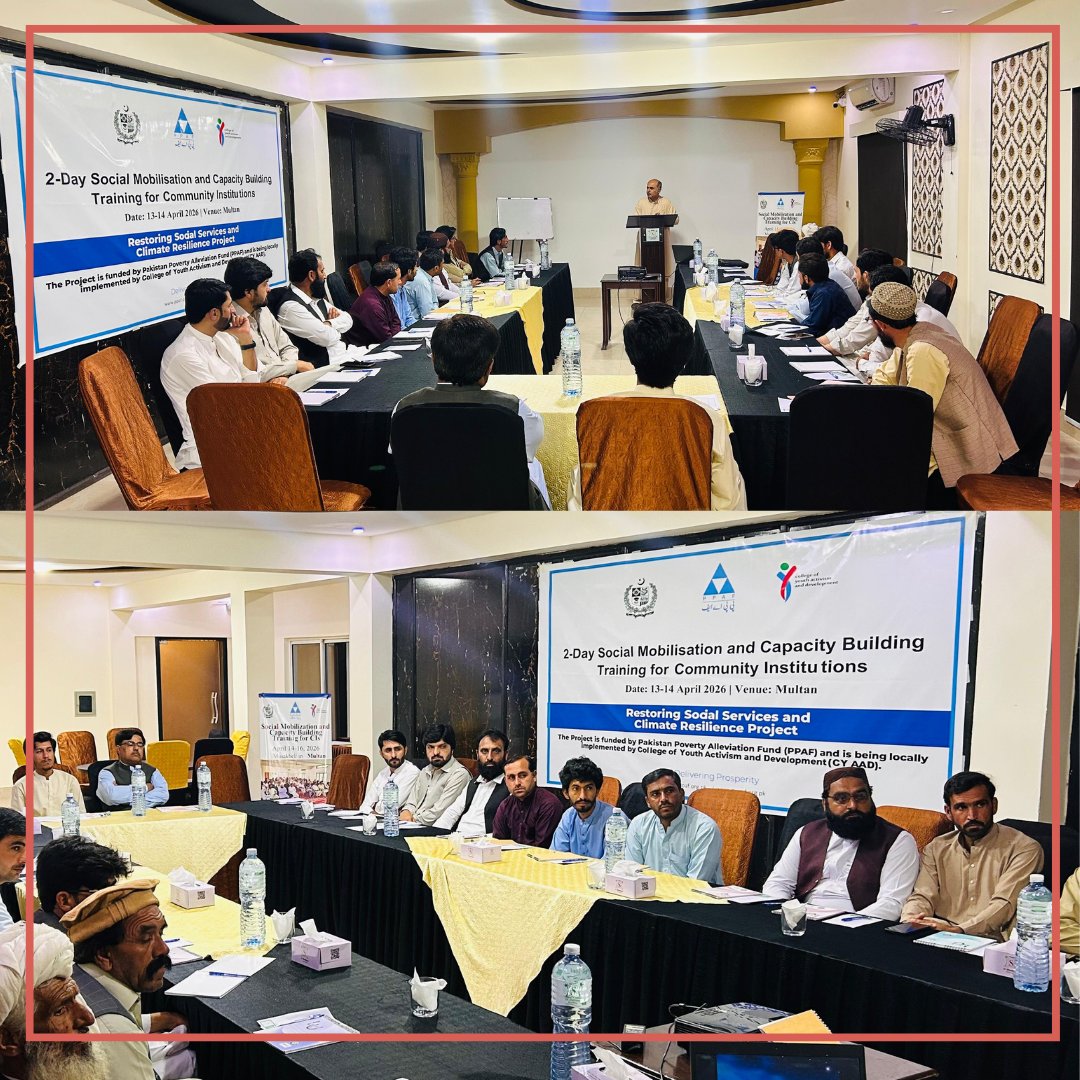 CYAAD_Pk's tweet photo. Participants were equipped with practical skills in coordination, accountability, and long-term operation and maintenance.
This initiative reinforces community ownership and ensures the sustainability of development interventions at the grassroots level.

@GovtofPakistan https://t.co/hkd8GCupFY