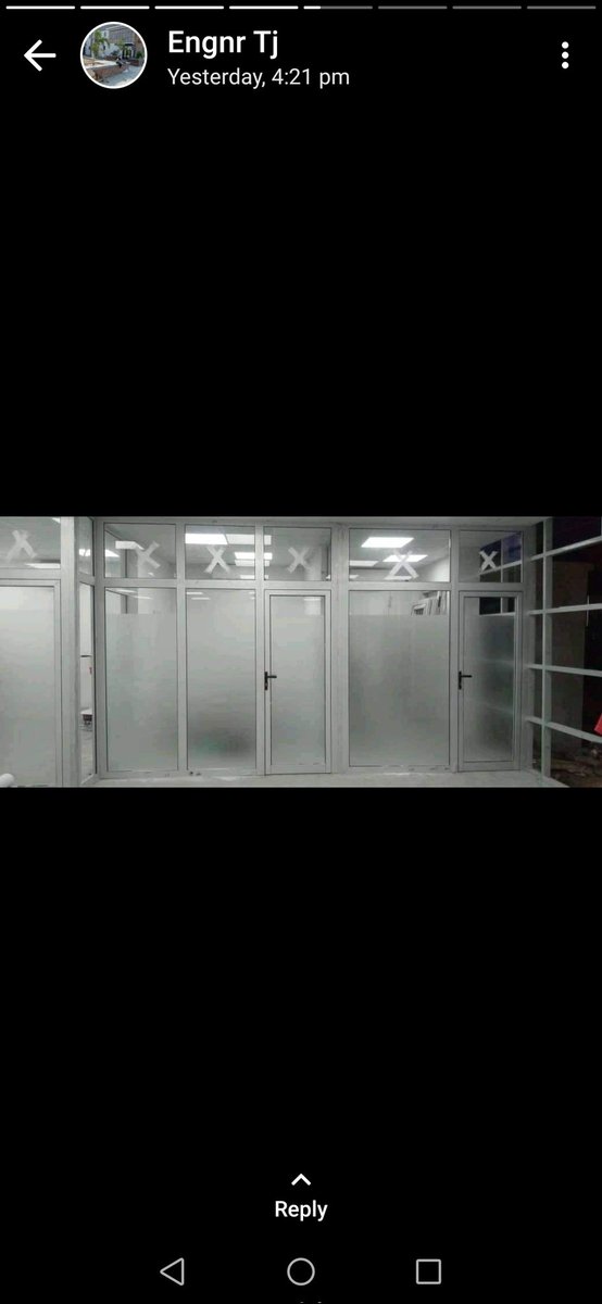 MR_TOPSON's tweet photo. For your office partitions and all types of aluminium works please reach out on .

Phone/Whatsapp:08131807924 https://t.co/Z3Kwy2VpYl