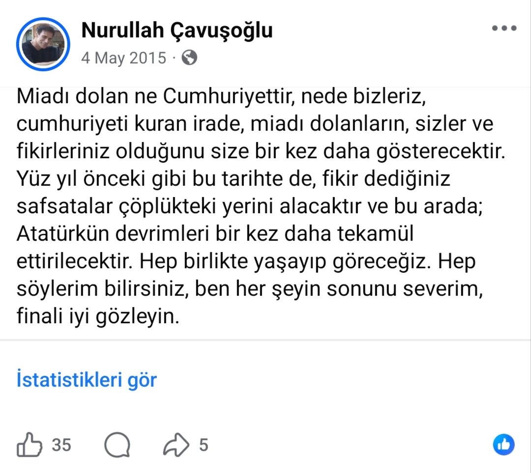 Nurullah Çavuşoğlu tweet media