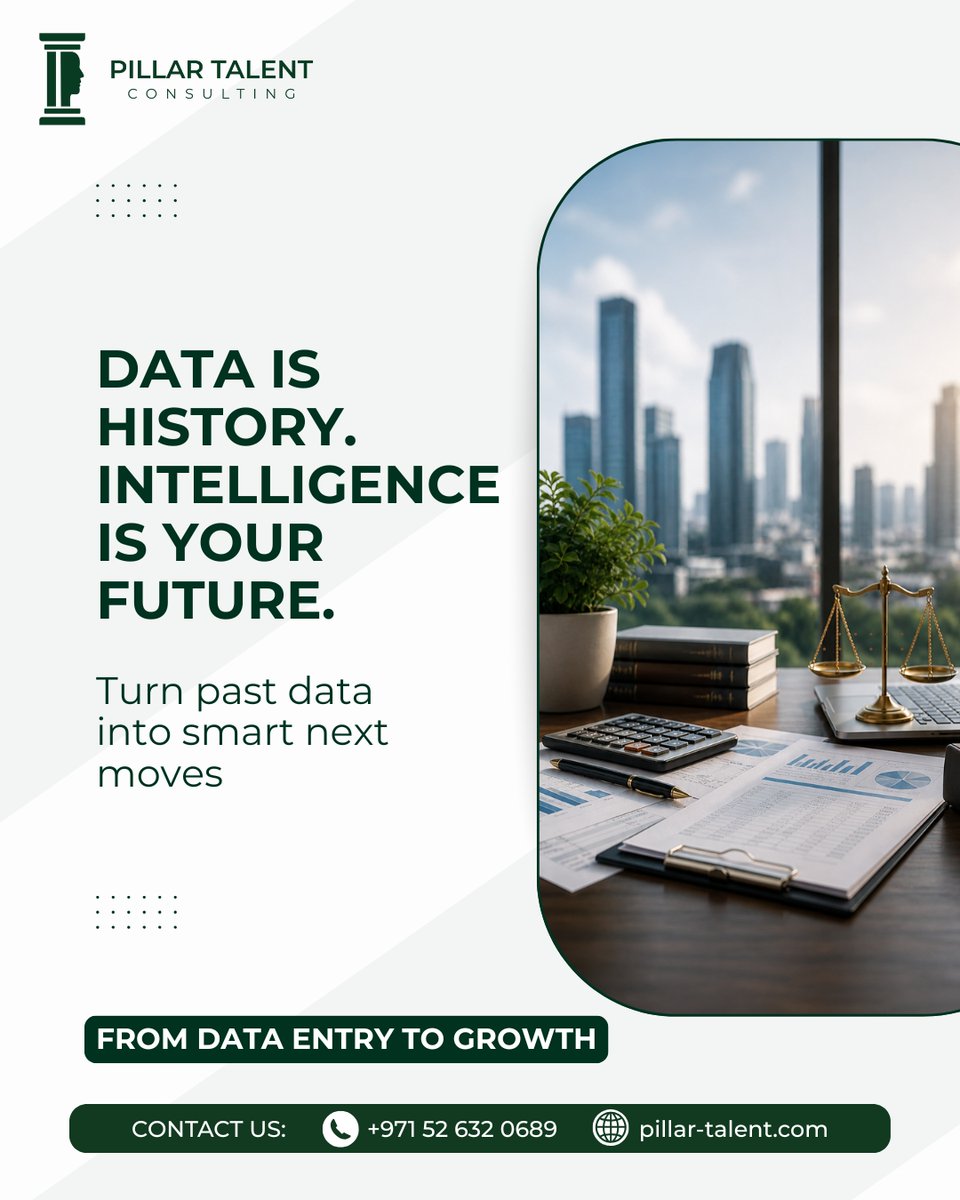 PillarTC's tweet image. Data is everywhere. Intelligence is rare.

Most businesses are data-rich but still guessing their next move.

The edge goes to those turning numbers into direction, not just reports.

Data should guide decisions, not just record history. 

#UAEbusiness #CFO #Growth #pillartalent