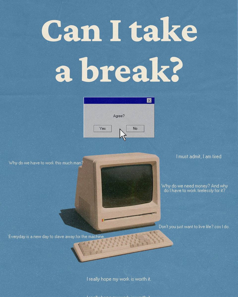 xuccezz's tweet photo. Day 11 of posting my multifaceted works till something gives.

This is how I have been feeling lately, tired, exhausted and very stressed. Man needs a breather. https://t.co/Kuax4fGGnf